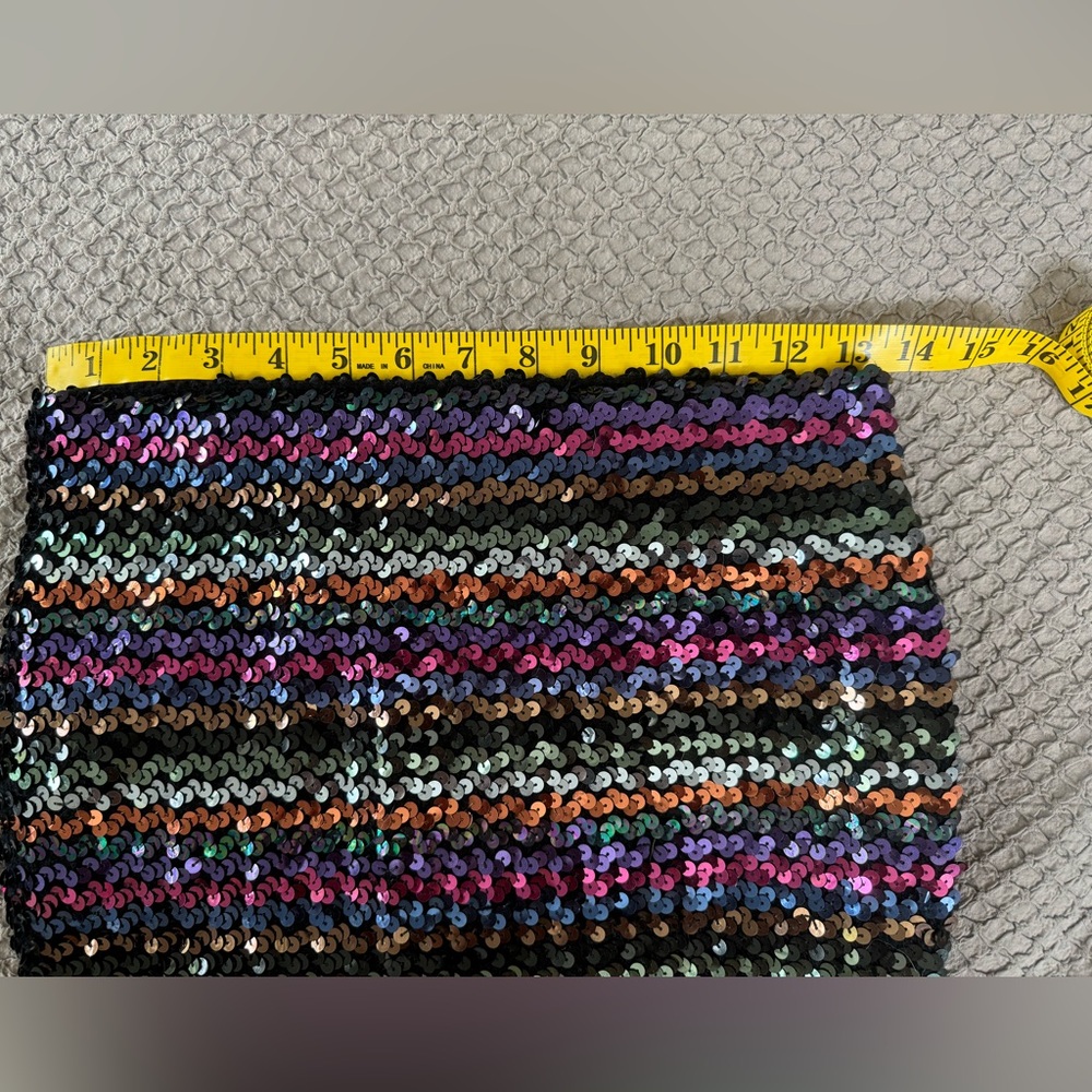Vintage sequins mini skirt in EUC - Picture 3 of 9
